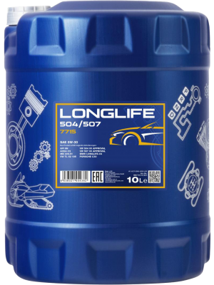 MANNOL 7715 LONGLIFE 504/507 5W-30 Motoröl 10L