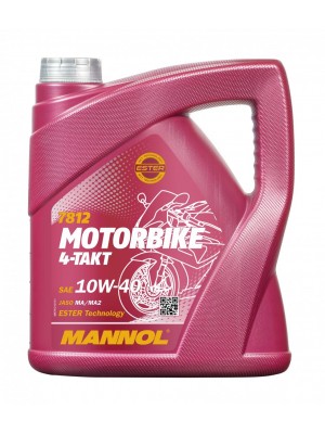 MANNOL 7812 Motorbike 4-Takt synthetisches Ester 10W-40 Motorrad Motoröl 4l