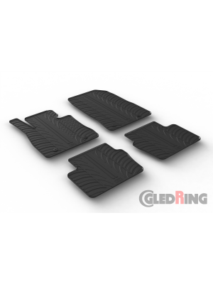 Original Gledring Passform Fußmatten Gummimatten 4 Tlg.+Fixing - Mazda 2 11.2014->