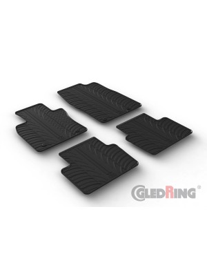 Original Gledring Passform Fußmatten Gummimatten 4 Tlg.+Fixing - Mazda 3 03.2019->
