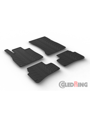 Original Gledring Passform Fußmatten Gummimatten 4 Tlg.+Fixing - Mercedes-Benz S Klasse W222 09.2013->