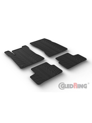 Original Gledring Passform Fußmatten Gummimatten 4 Tlg.+Fixing - Mercedes-Benz A Klasse W177 05.2018->