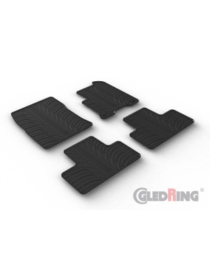 Original Gledring Passform Fußmatten Gummimatten 4 Tlg.+Fixing - MERCEDES-BENZ EQB Elektro 2022->