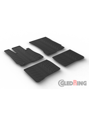 Original Gledring Passform Fußmatten Gummimatten 4 Tlg.+Fixing - Mercedes-Benz S Klasse W221 2005-08.2013