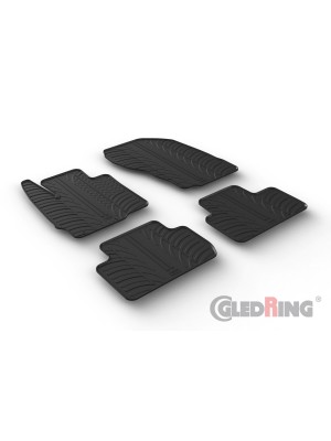 Original Gledring Passform Fußmatten Gummimatten 4 Tlg.+Fixing - Mitsubishi Eclipse Cross 01.2018->