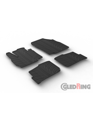 Original Gledring Passform Fußmatten Gummimatten 4 Tlg. Loch Fix. - Mitsubishi Space Star 2014-> FL 2020->