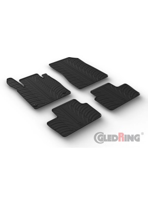 Original Gledring Passform Fußmatten Gummimatten 4 Tlg.+Fixing - Nissan Juke II 12.2019->