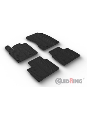 Original Gledring Passform Fußmatten Gummimatten 4 Tlg.+Fixing - Nissan X-Trail 08.2020->