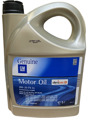 Original GM Opel 0W-20 Fuel Economy Longlife C5 Motoröl 5l