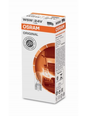 OSRAM 2845 Original W5W 24V Folding Box