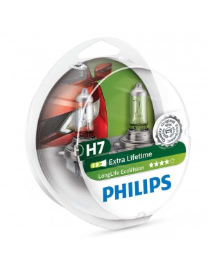 Philips H7 12V 55W PX26d LongLife EcoVision 2st.