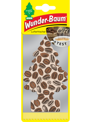 Wunderbaum® Café, Kaffee - Original Auto Duftbaum Lufterfrischer