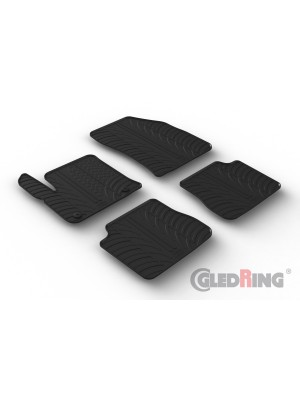 Original Gledring Passform Fußmatten Gummimatten 4 Tlg.+Fixing - Citroen e-C4 HB 05.2021-> Elektro