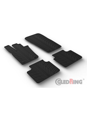 Original Gledring Passform Fußmatten Gummimatten 4 Tlg.+Fixing - Porsche Panamera GTS 971 G2 09.2016->