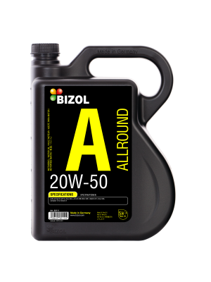BIZOL Allround Motoröl 20W-50 - 4 Liter