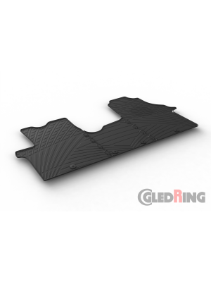 Original Gledring Passform Fußmatten Gummimatten 3 Tlg.+Fixing - Renault Trafic 11.2014->