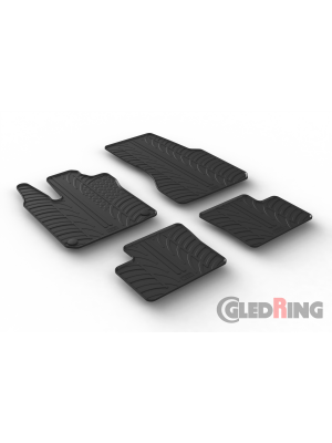 Original Gledring Passform Fußmatten Gummimatten 4 Tlg.+Fixing - Smart Smart Forfour 453 2014->