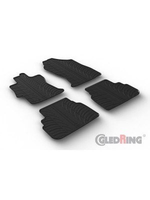 Original Gledring Passform Fußmatten Gummimatten 4 Tlg.+Fixing - SUBARU XV 06.2017->