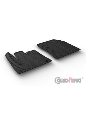 Original Gledring Passform Fußmatten Gummimatten 2 Tlg.+Fixing - Opel Combo 09.2019-> Transporter ovaler Fixing