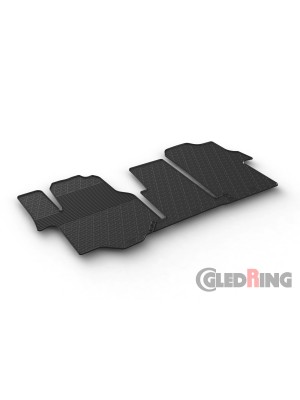 Original Gledring Passform Fußmatten Gummimatten 3 Tlg. - Volkswagen VW Crafter 02.2017->