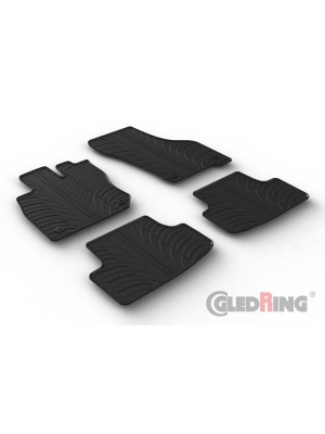Original Gledring Passform Fußmatten Gummimatten 4 Tlg.+Fixing - VOLKSWAGEN Golf VIII MHEV (eTSI) HB 06.2020-> (Automatik)