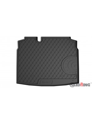 Original Gledring Premium Gummi Kofferraummatte - VOLKSWAGEN Golf V/VI HB (mit Res.Rad) 2003-2012