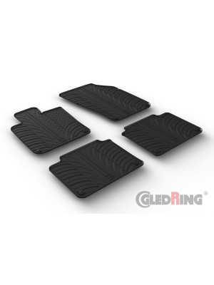 Original Gledring Passform Fußmatten Gummimatten 4 Tlg.+Fixing - Volvo S90 08.2016->