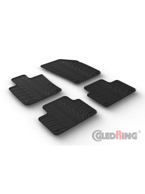 Original Gledring Passform Fußmatten Gummimatten 4 Tlg.+Fixing - Volvo V60 09.2018->