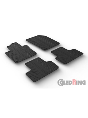 Original Gledring Passform Fußmatten Gummimatten 4 Tlg.+Fixing - Volvo XC60 05.2017->