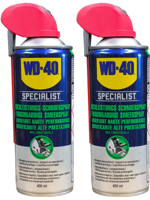 WD-40 SPECIALIST Smart Straw Hochleistungs-Schmierspray 2x 400 Milliliter