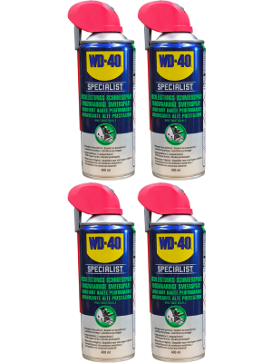 WD-40 SPECIALIST Smart Straw Hochleistungs-Schmierspray 4x 400 Milliliter