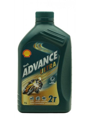 Shell Advance Ultra 2T vollsynthetisches Motorrad Motoröl 1l