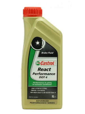 Castrol React Performance DOT 4  Bremsflüssigkeit 1l