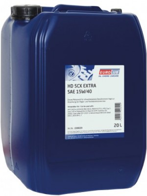 Eurolub HD 5CX Extra SAE 15W-40 20l Kanister