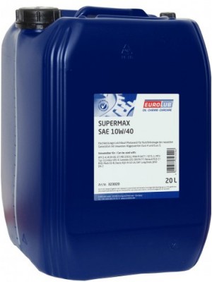 Eurolub Supermax SAE 10W-40 20l Kanister