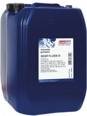 Eurolub Gear Fluide III 20l Kanister
