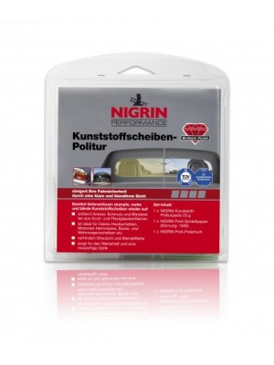 Nigrin Kunststoffscheiben-Politur Set