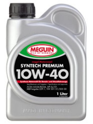 Meguin megol Diesel & Benziner Motoröl Syntech Premium SAE 10W-40 1Liter