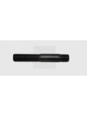 Stiftschraube 5.8 M8 x 35, Stahl blank thermisch geschwärzt, DIN 939