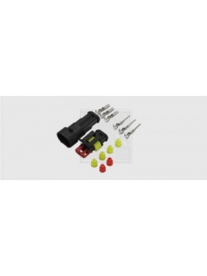 Superseal Steckverbinder-Set 2-polig, 2 x 1,5 mm², DIN 40050-9