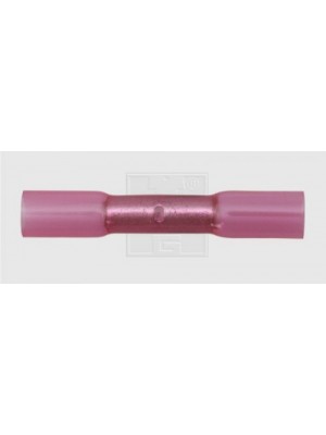 Wärmeschrumpfstoßverbinder 0,5 - 1,5 mm², rot 2Stk.