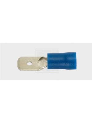 Flachsteckzunge 6,3/1,5-2,5mm², blau 7Stk.