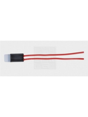 Sicherungshalter für Flachstecksicherungen Mini, spritzwassergeschützt, mit Kabel 30A / 2,5mm² 1Stk.