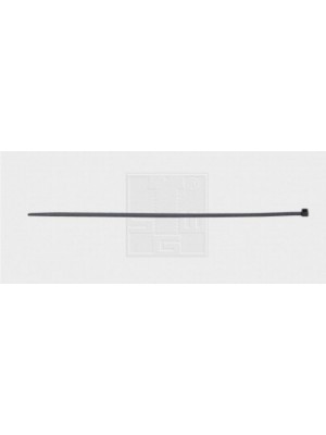 Kabelband Kunststoffzunge 7,5 x 450, schwarz 50Stk.