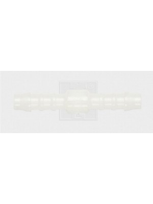 Schlauchverbinder gerade 6 mm, Kunststoff 2Stk.