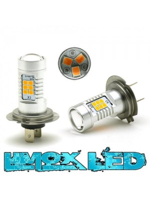 LED Nebelscheinwerfer Birne Lampe H7 4G Orange