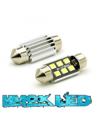 Soffitte C5W 31mm 6x 2835 SMD Weiß 250 Lumen
