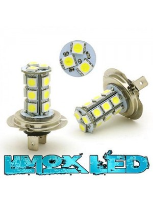 LED Nebelscheinwerfer Birne Lampe H7 18x 5050 SMD Xenon Weiß