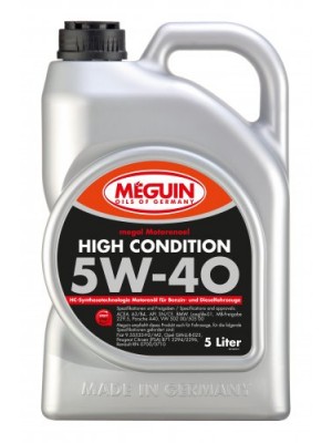 Meguin megol 3198 Motoröl High Condition SAE 5W-40 5l