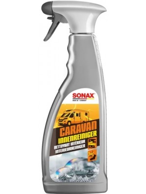 SONAX CARAVAN InnenReiniger 750 ml vielseitiger Sprühreiniger mit Geruchsvernichter für Caravan Bus Wohnmobil Wohnwagen | Art-Nr. 07214000